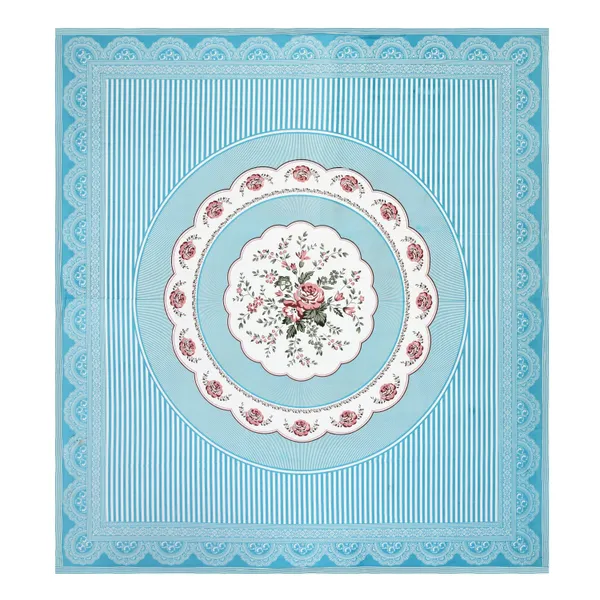 Blue_Cotton_Rajwada_Pushp_Medallion_Collection_Double_Bedsheet_With_Pillow_Cover_100_X_108_Cm